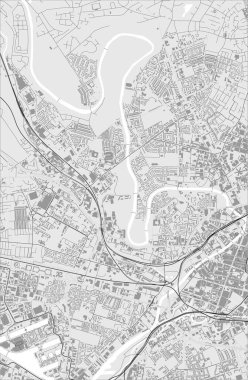 Salford şehrinin haritası, İngiltere, İngiltere, İngiltere