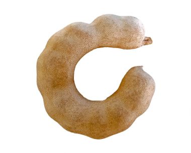 Demirhindi - tatlı olgun demirhindi ile beyaz bir arka plan üzerinde izole.. 