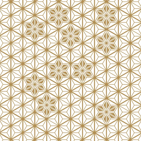 ベクトル イラスト 和風で六角形パターン — ストックベクタ