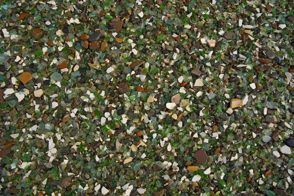 Strandsteine und glattes Glas — Stockfoto