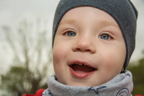 happy emotions of a little boy, happy smiles