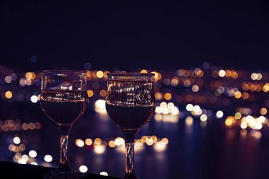 gece, köprü city göster Bay gece, hangi aracılığıyla gözlük arasında