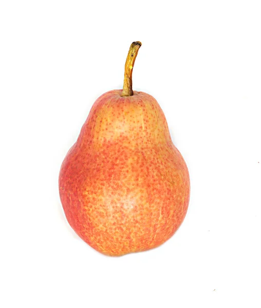 Великий, красивий, яскравий, соковитий PEAR, білий фон. стиглий PEAR ізольований . — стокове фото