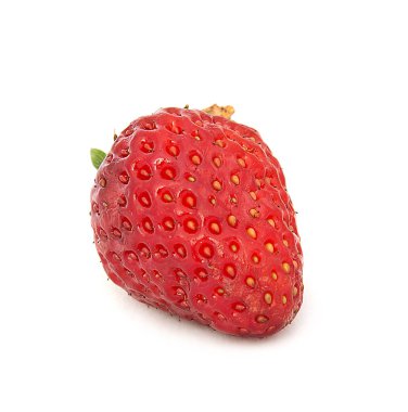 güzel, olgun, büyük parlak çilek izole arka plan üzerinde. Çilek izole.