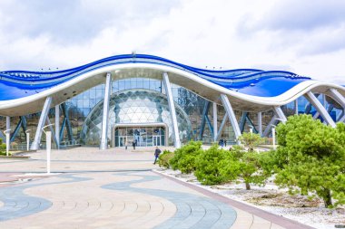 Rus adasındaki en büyük akvaryum..