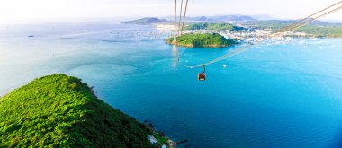 Fukuok, Vietnam 'daki en yüksek teleferik.