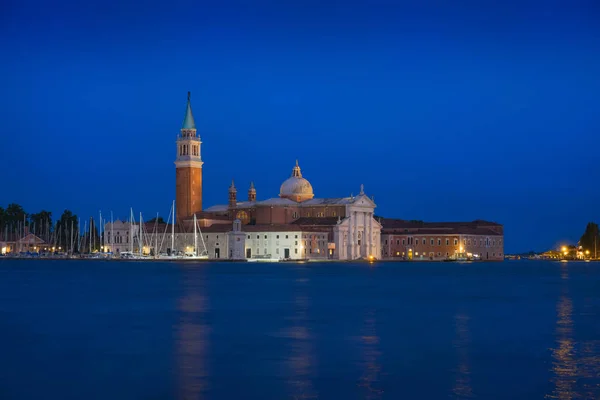 Chiesa di San Giorgio Maggiore & Blue Hour — ストック写真