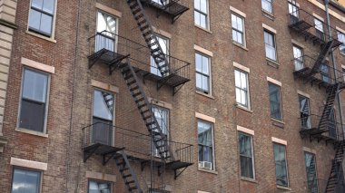 New York tarzı apartmanın fotoğraf oluşturma