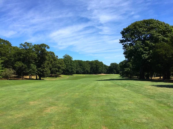 Caminho de golfe fairway — Fotografia de Stock