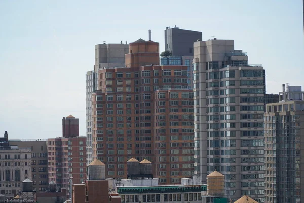 New York'taki apartman binaları — Stok fotoğraf