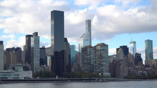 Soirée New York City Manhattan skyline — Photo