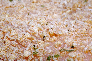 Makro çiğ tavuk göğsü