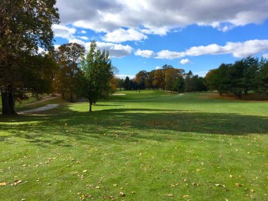 Güzel sonbahar Golf Sahası