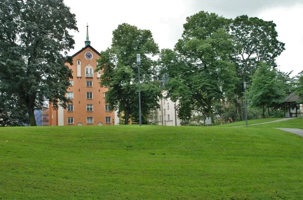 Grönområden Parkgränder — Stockfoto