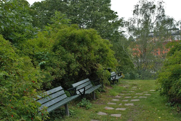 Espaços Verdes Das Ruelas Parque — Fotografia de Stock