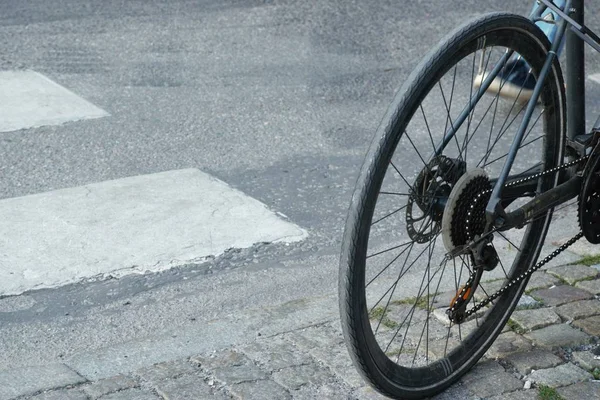 Bicicletas Estacionadas Calle — Foto de Stock