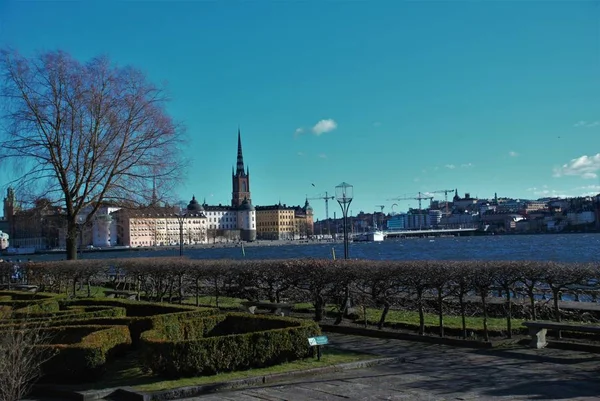 Architektonický Výhled Budovy Stockholmu — Stock fotografie