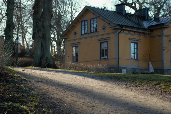 Architektonický Výhled Budovy Stockholmu — Stock fotografie