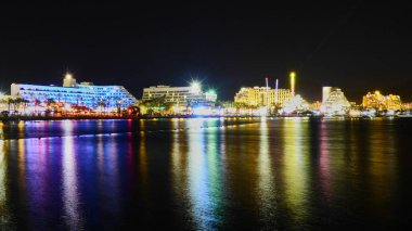 Eilat görünümünü geceleri