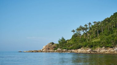 Sıcak bir günde Deniz Manzaralı.