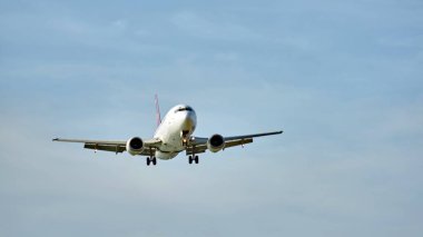 Uçakta gökyüzü arka plan