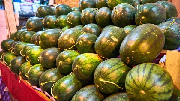 Watermelon. Market on Koh Samui — Stock Photo, Image