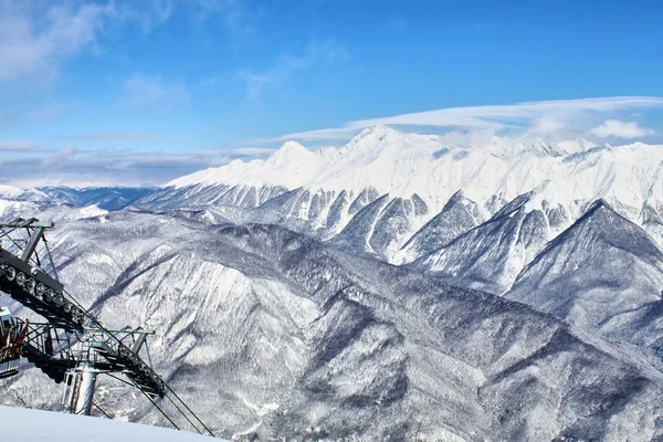 Kafkas dağ silsilesi. Krasnaya Polyana mountain resort