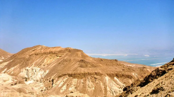 Kanyon Judaean Çölü'nde görünümünü — Stok fotoğraf