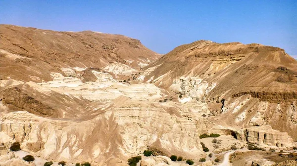 Vista do desfiladeiro no Deserto Judaico — Fotografia de Stock