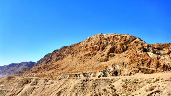 Kanyon Judaean Çölü'nde görünümünü — Stok fotoğraf