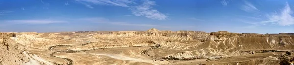 Kanyon Ein Avdat panoramik manzaralı