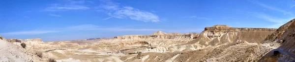 Kanyon Ein Avdat panoramik manzaralı