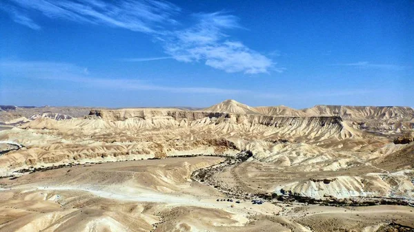 Kanion Ein Avdat na pustyni Negev — Zdjęcie stockowe