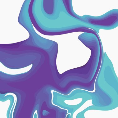 Sıvı mermer desen tasarımı, renkli mermer yüzey, canlı soyut boya tasarımı, vektör çizimi