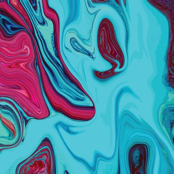 Diseño de textura de mármol líquido, superficie de mármol colorido, diseño de pintura abstracta vibrante, ilustración vectorial — Archivo Imágenes Vectoriales
