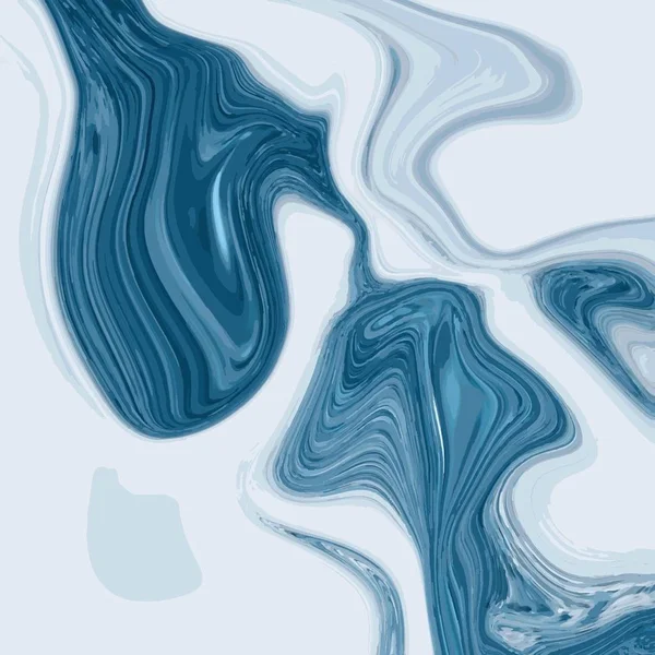 Conception de texture de marbre liquide, surface de marbrage colorée, conception de peinture abstraite vibrante, illustration vectorielle — Image vectorielle