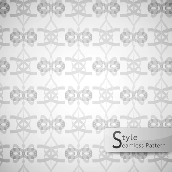 Abstract seamless pattern bow ribbon. white texture background — Stock Vector