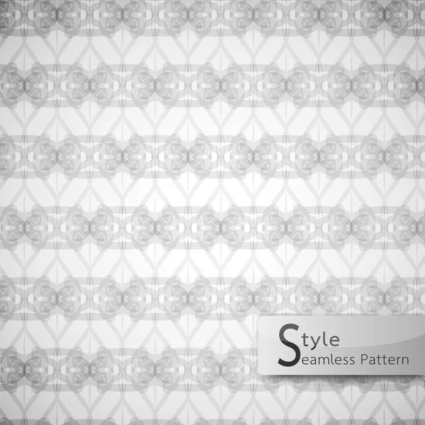 Cinta de cuerda de malla de patrón sin costura abstracta. fondo de textura blanca — Vector de stock