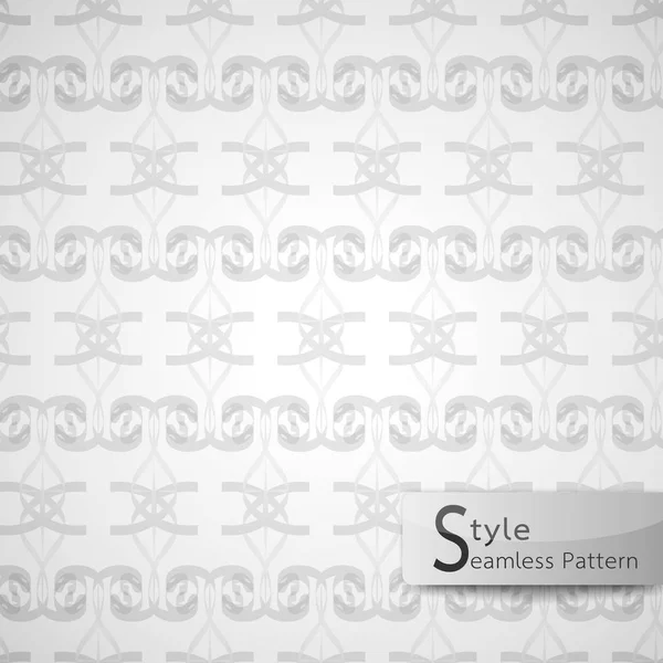 Motif abstrait sans couture grille de lotus fleur. texture blanche — Image vectorielle