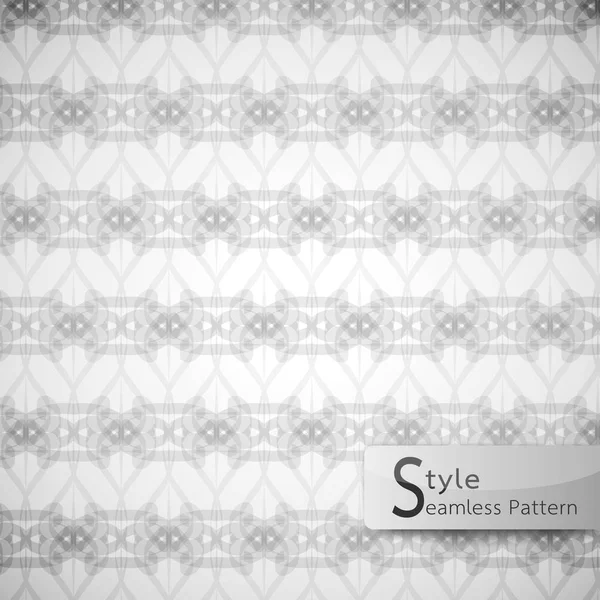 Motif abstrait sans couture grille de lotus fleur. texture blanche — Image vectorielle