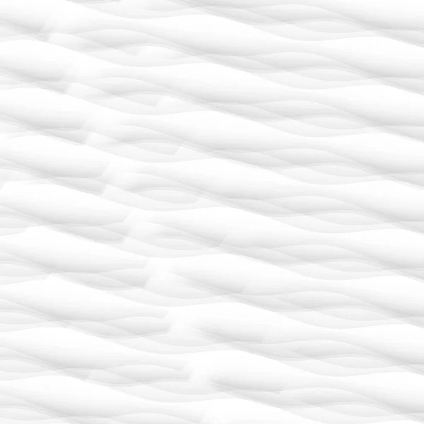 シームレスな抽象的なパターン。白のテクスチャです。波の波形 — ストックベクタ