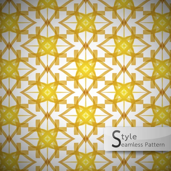 Abstract flower lotus gold grid gradient vintage geometric seaml — Stock Vector