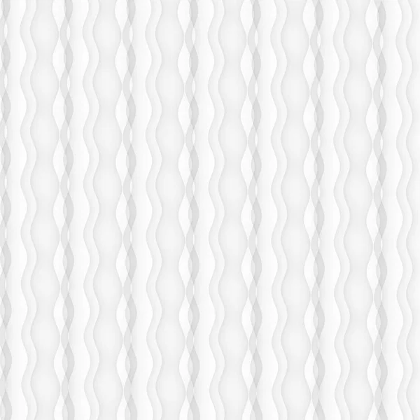 Textura blanca. patrón abstracto sin costura. ola ondulada — Vector de stock