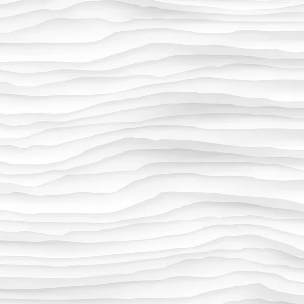 Weiße Textur. abstrakte Muster nahtlos. Welle wellig — Stockvektor