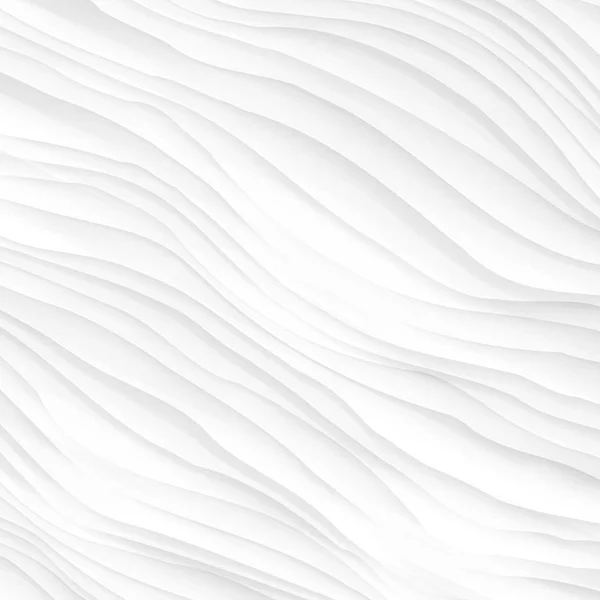 白のテクスチャです。シームレスな抽象的なパターン。波の波形 — ストックベクタ