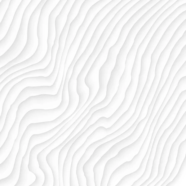 Witte patroon. abstracte patroon naadloos. Golf golvende — Stockvector