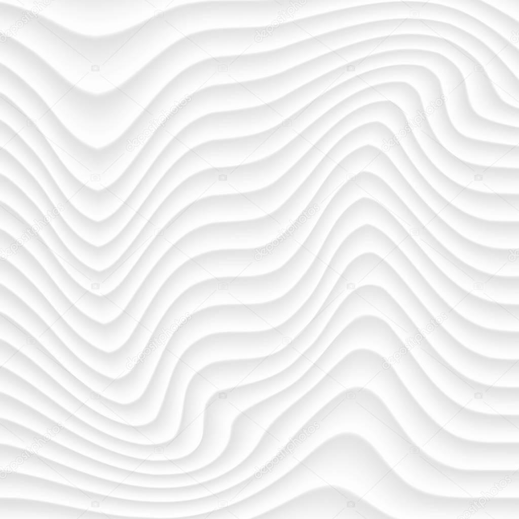 White texture. abstract pattern seamless. wave wavy nature geome