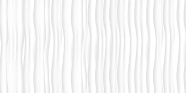 Beyaz doku satır. soyut desen kesintisiz gri. Dalga dalgalı doğa geometrik modern. iç duvar 3d tasarım için beyaz arka plan üzerinde. vektör çizim