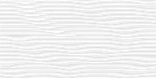 ホワイト テクスチャを行します。灰色の抽象的なパターンをシームレス。波波状の性質の幾何学的な現代。インテリア壁 3 d 設計のための白い背景。ベクトル図 — ストックベクタ
