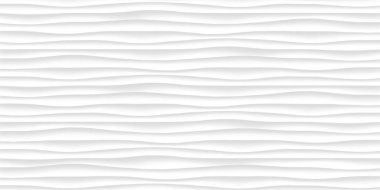 Beyaz doku satır. soyut desen kesintisiz gri. Dalga dalgalı doğa geometrik modern. iç duvar 3d tasarım için beyaz arka plan üzerinde. vektör çizim
